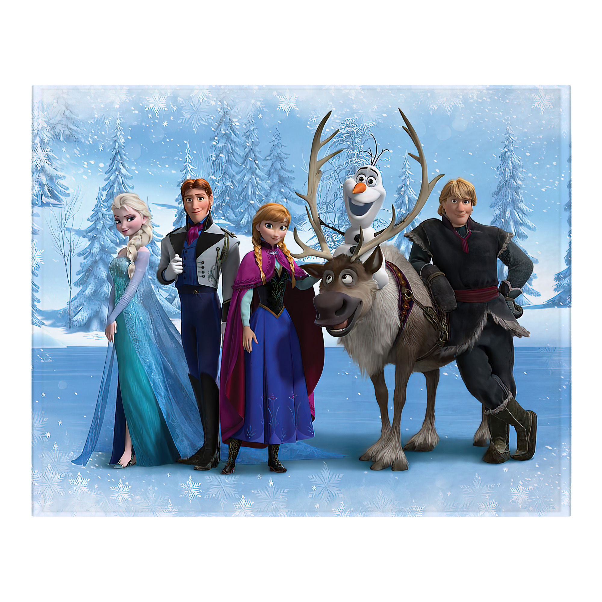 （画像用） アナと雪の女王 アンナ エルサ Frozen Anna Elsa フランネルブランケット・多サイズ対応（横型）