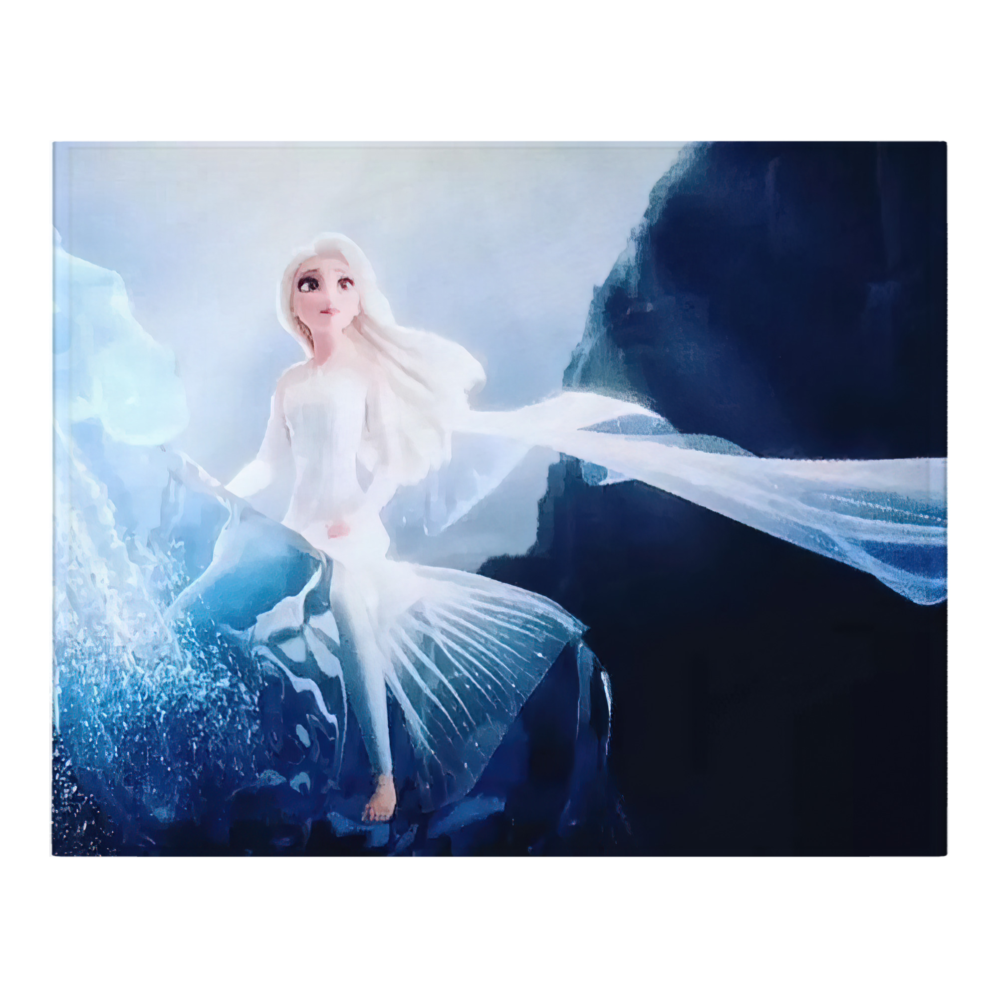 （画像用） アナと雪の女王 アンナ エルサ Frozen Anna Elsa フランネルブランケット・多サイズ対応（横型）
