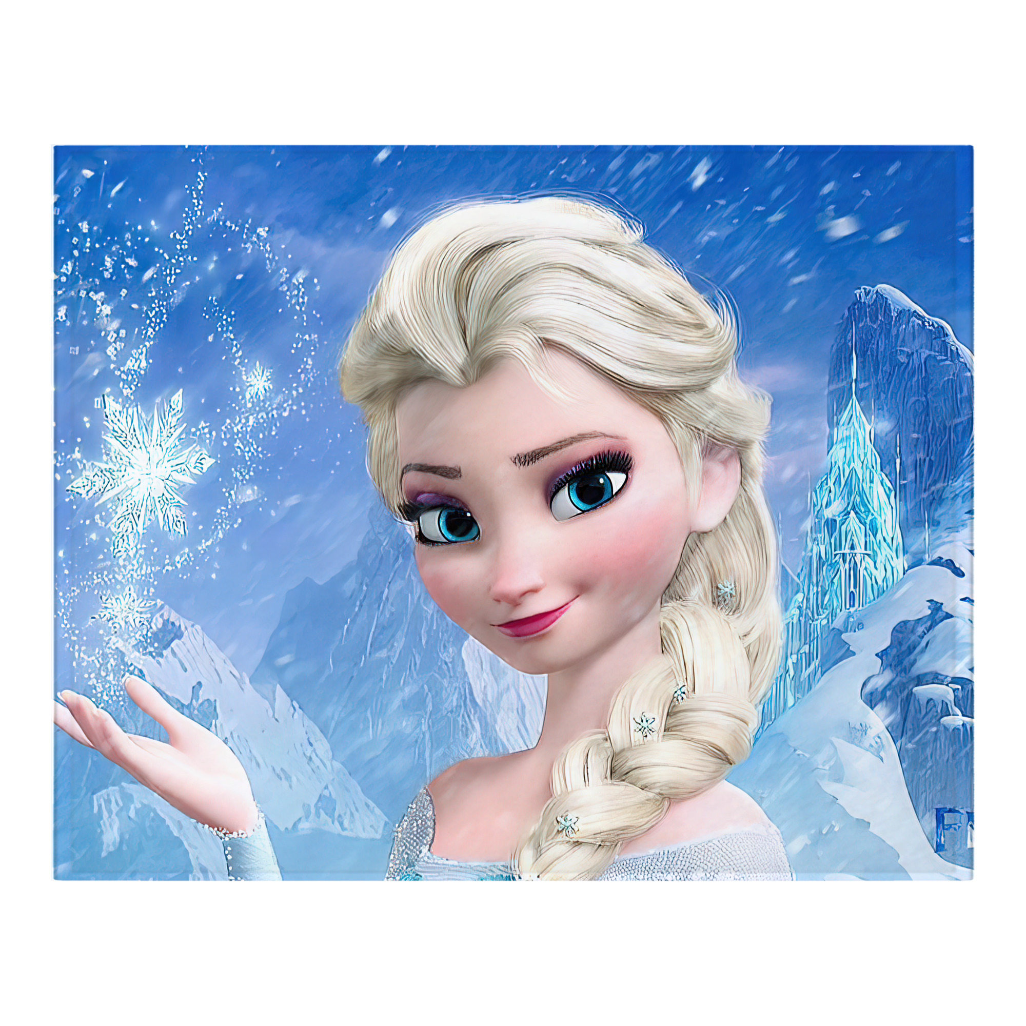 （画像用） アナと雪の女王 アンナ エルサ Frozen Anna Elsa フランネルブランケット・多サイズ対応（横型）