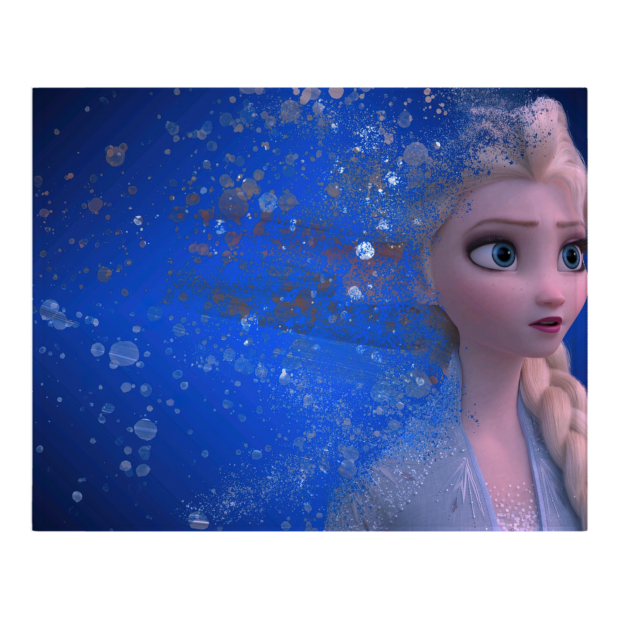 （画像用） アナと雪の女王 アンナ エルサ Frozen Anna Elsa フランネルブランケット・多サイズ対応（横型）