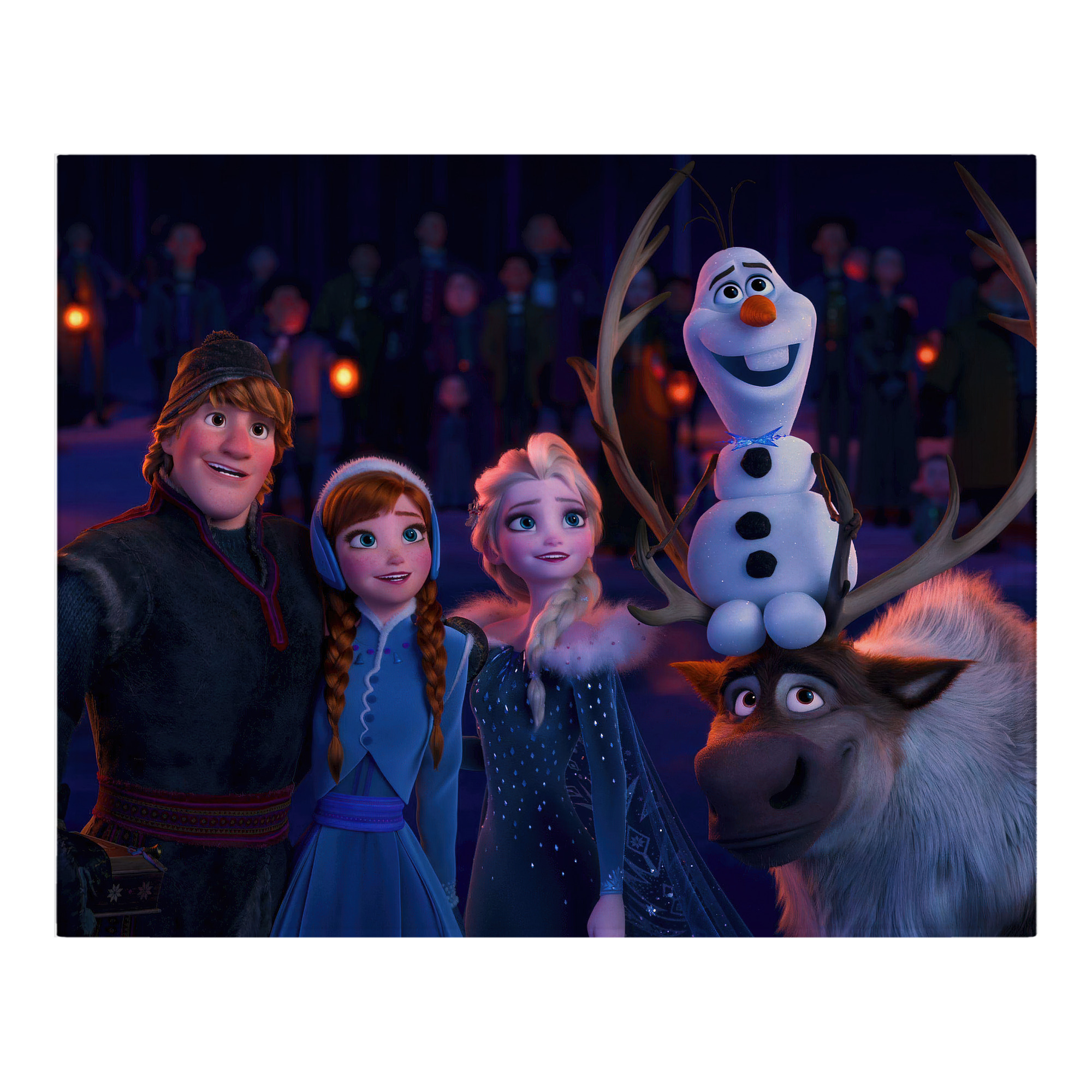 （画像用） アナと雪の女王 アンナ エルサ Frozen Anna Elsa フランネルブランケット・多サイズ対応（横型）