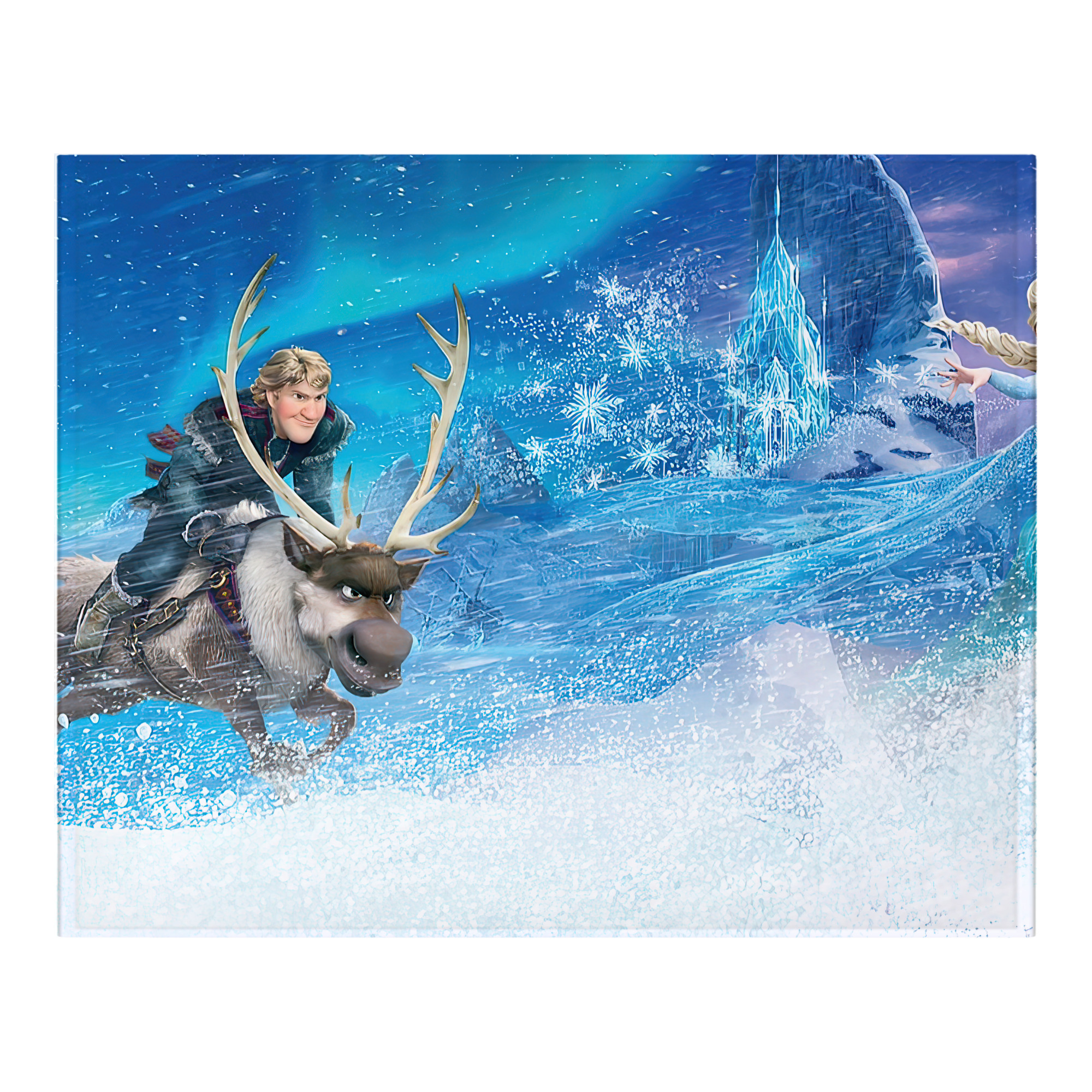 （画像用） アナと雪の女王 アンナ エルサ Frozen Anna Elsa フランネルブランケット・多サイズ対応（横型）