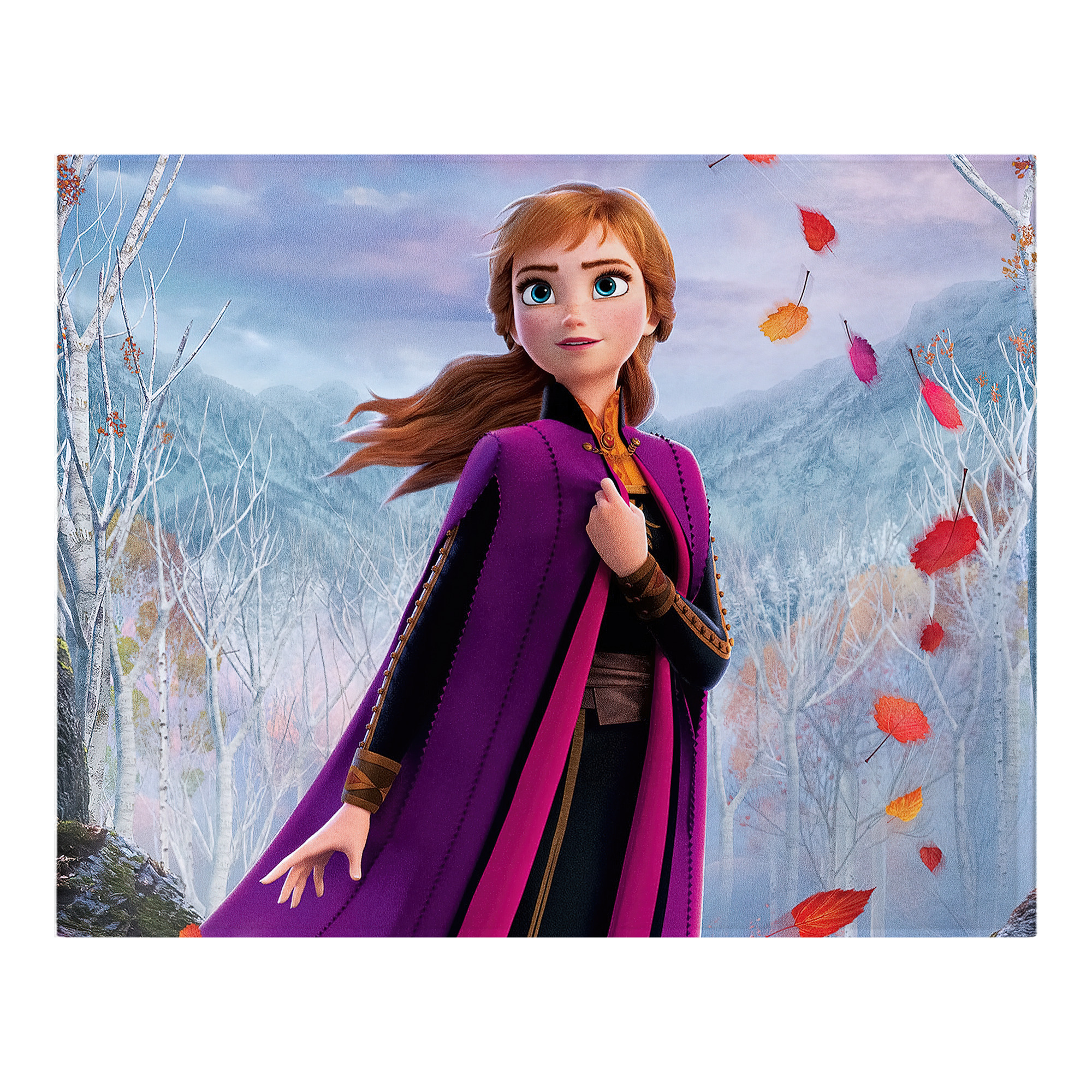 （画像用） アナと雪の女王 アンナ エルサ Frozen Anna Elsa フランネルブランケット・多サイズ対応（横型）