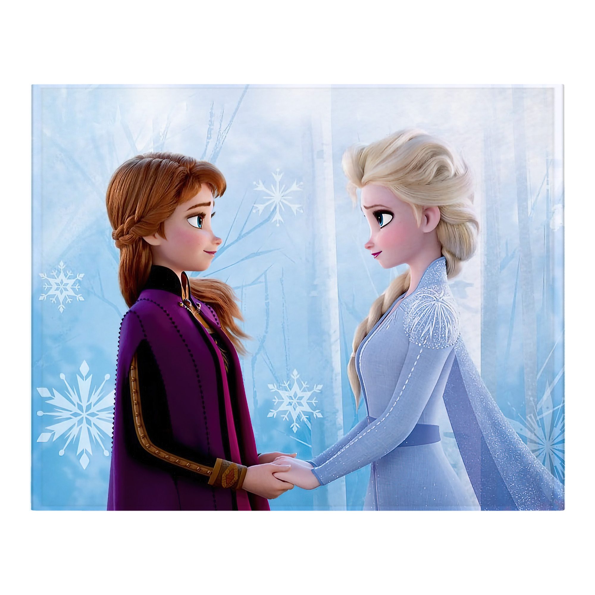 （画像用） アナと雪の女王 アンナ エルサ Frozen Anna Elsa フランネルブランケット・多サイズ対応（横型）