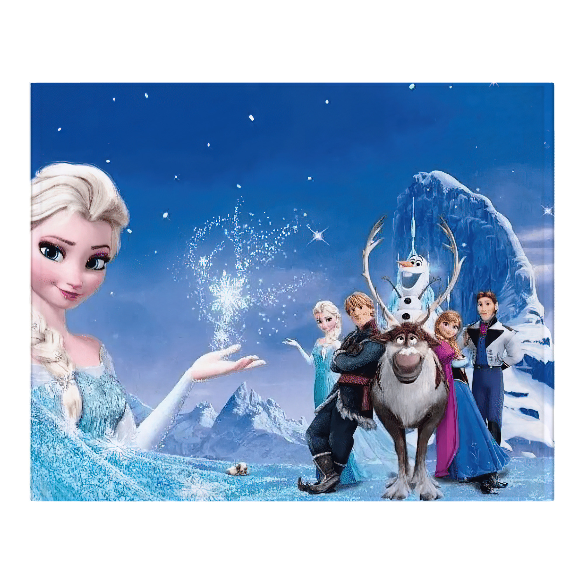（画像用） アナと雪の女王 アンナ エルサ Frozen Anna Elsa フランネルブランケット・多サイズ対応（横型）