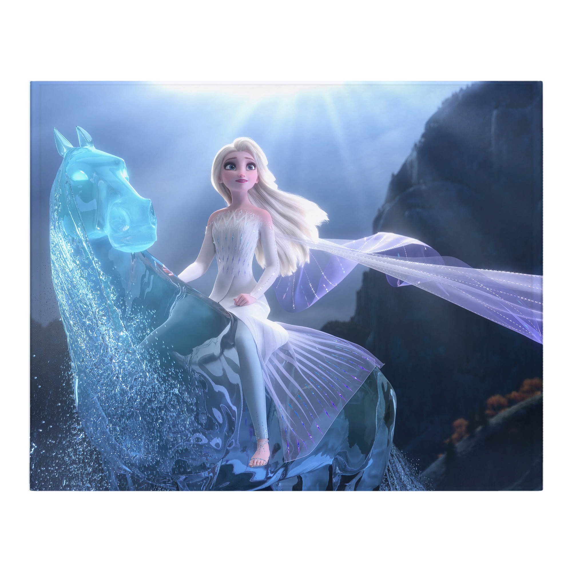 （画像用） アナと雪の女王 アンナ エルサ Frozen Anna Elsa フランネルブランケット・多サイズ対応（横型）