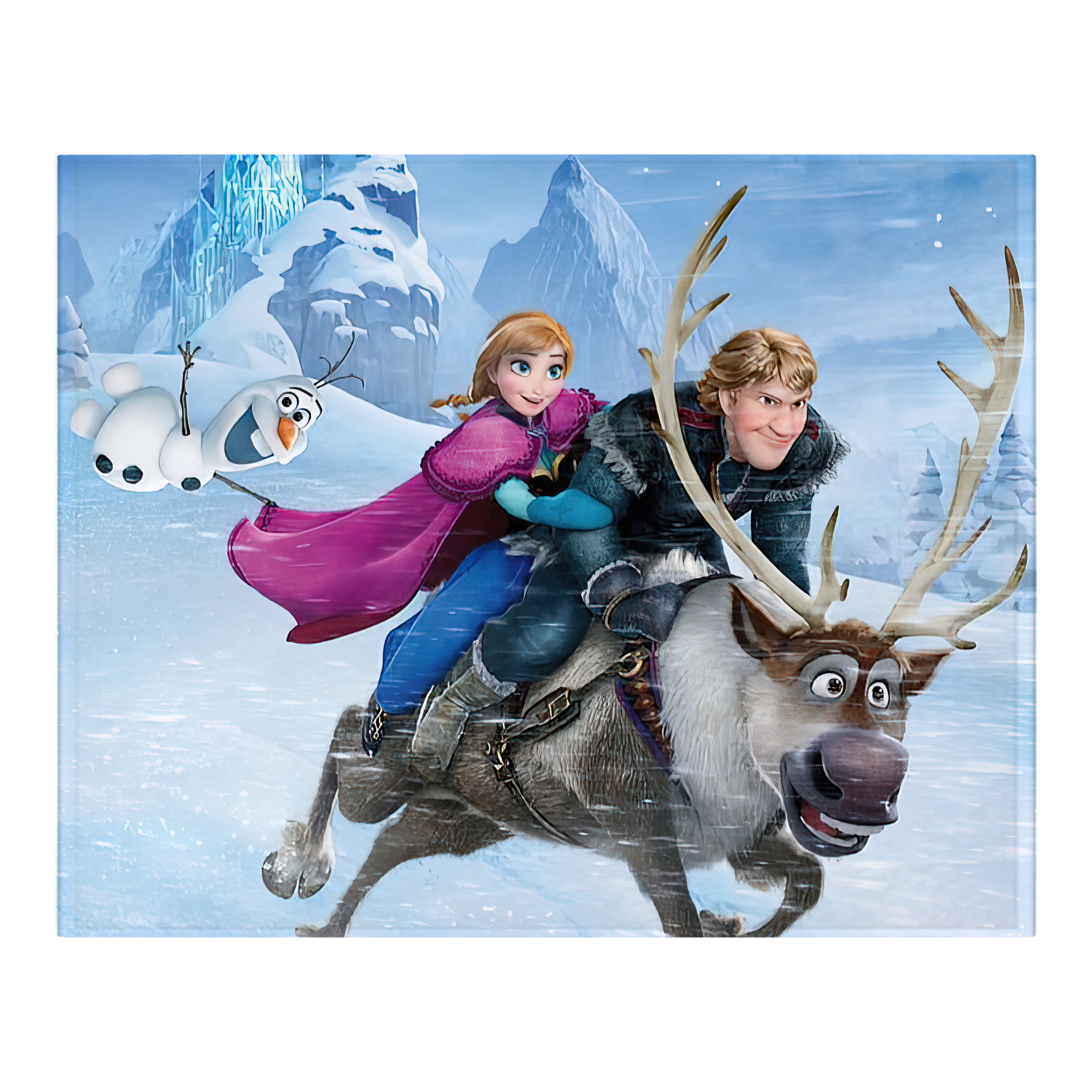 （画像用） アナと雪の女王 アンナ エルサ Frozen Anna Elsa フランネルブランケット・多サイズ対応（横型）
