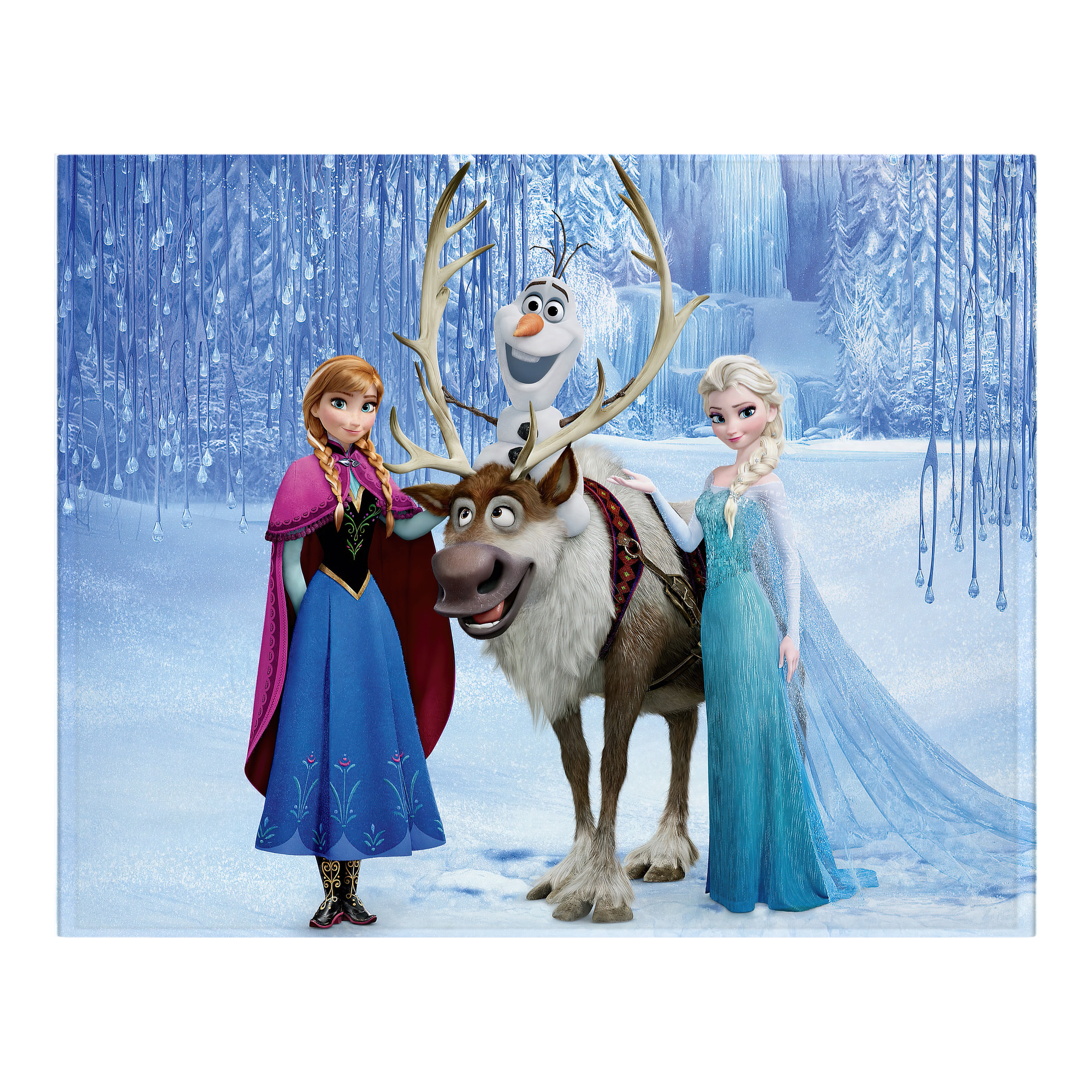 （画像用） アナと雪の女王 アンナ エルサ Frozen Anna Elsa フランネルブランケット・多サイズ対応（横型）