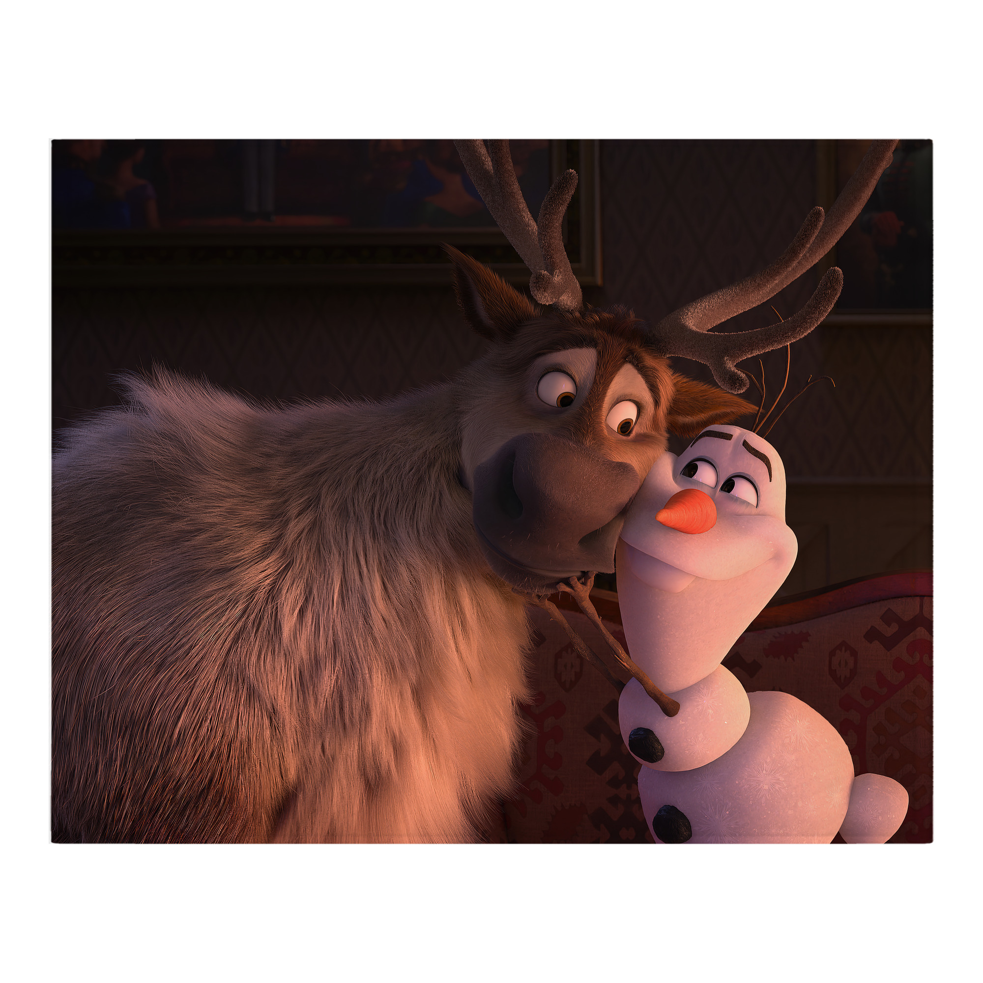 （画像用） アナと雪の女王 アンナ エルサ Frozen Anna Elsa フランネルブランケット・多サイズ対応（横型）