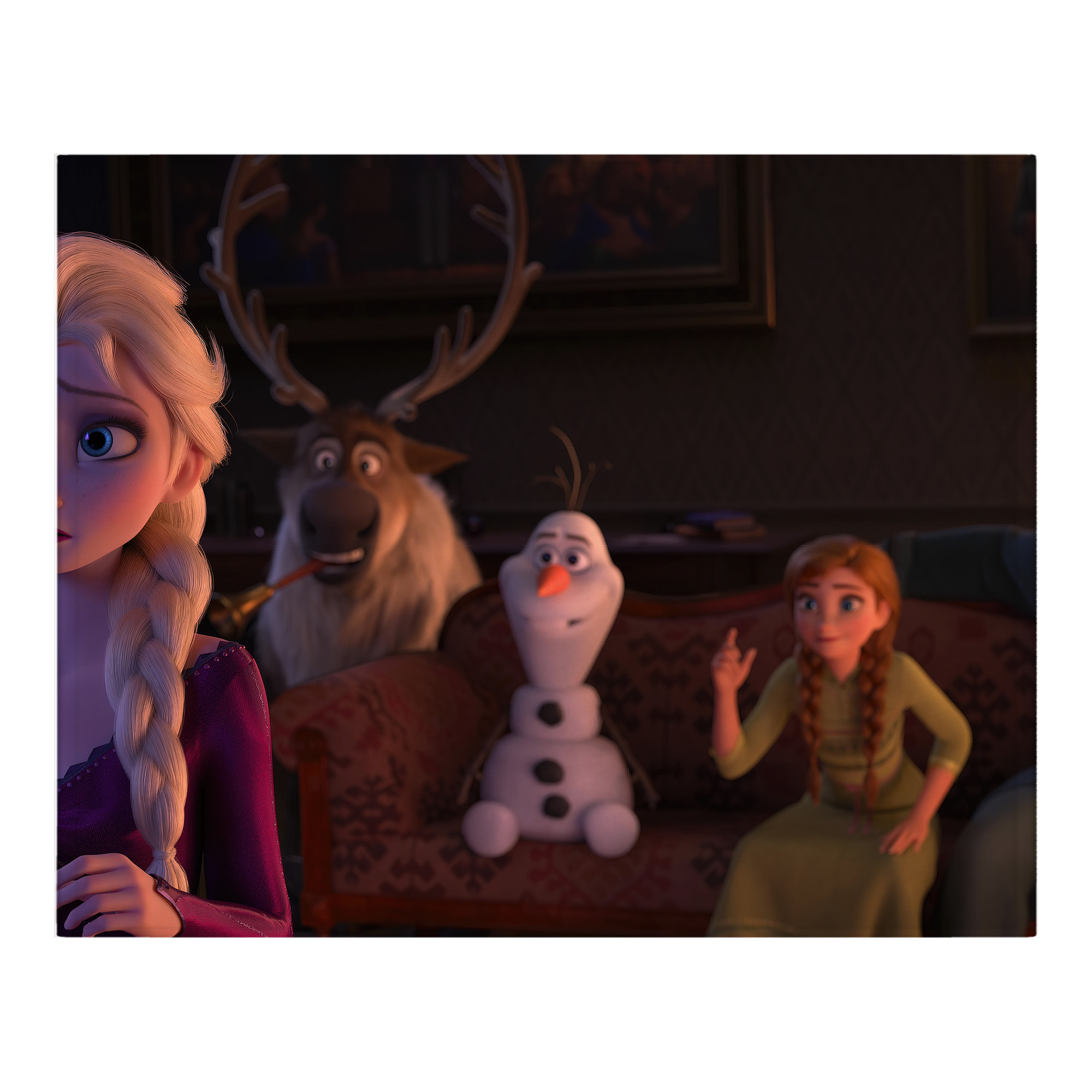 （画像用） アナと雪の女王 アンナ エルサ Frozen Anna Elsa フランネルブランケット・多サイズ対応（横型）