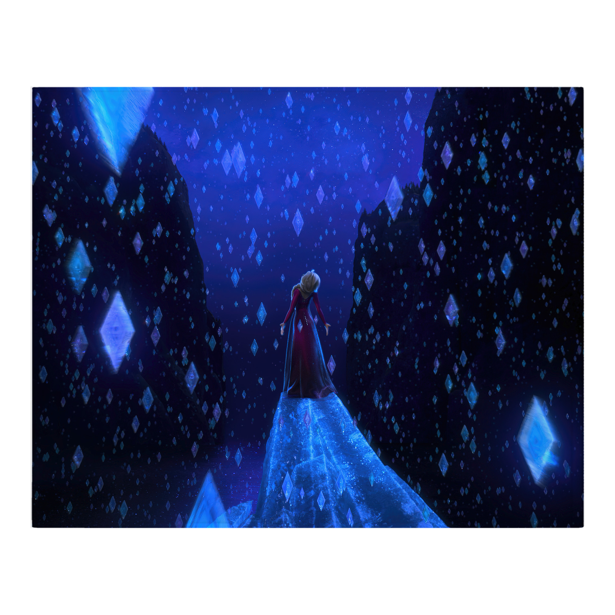 （画像用） アナと雪の女王 アンナ エルサ Frozen Anna Elsa フランネルブランケット・多サイズ対応（横型）