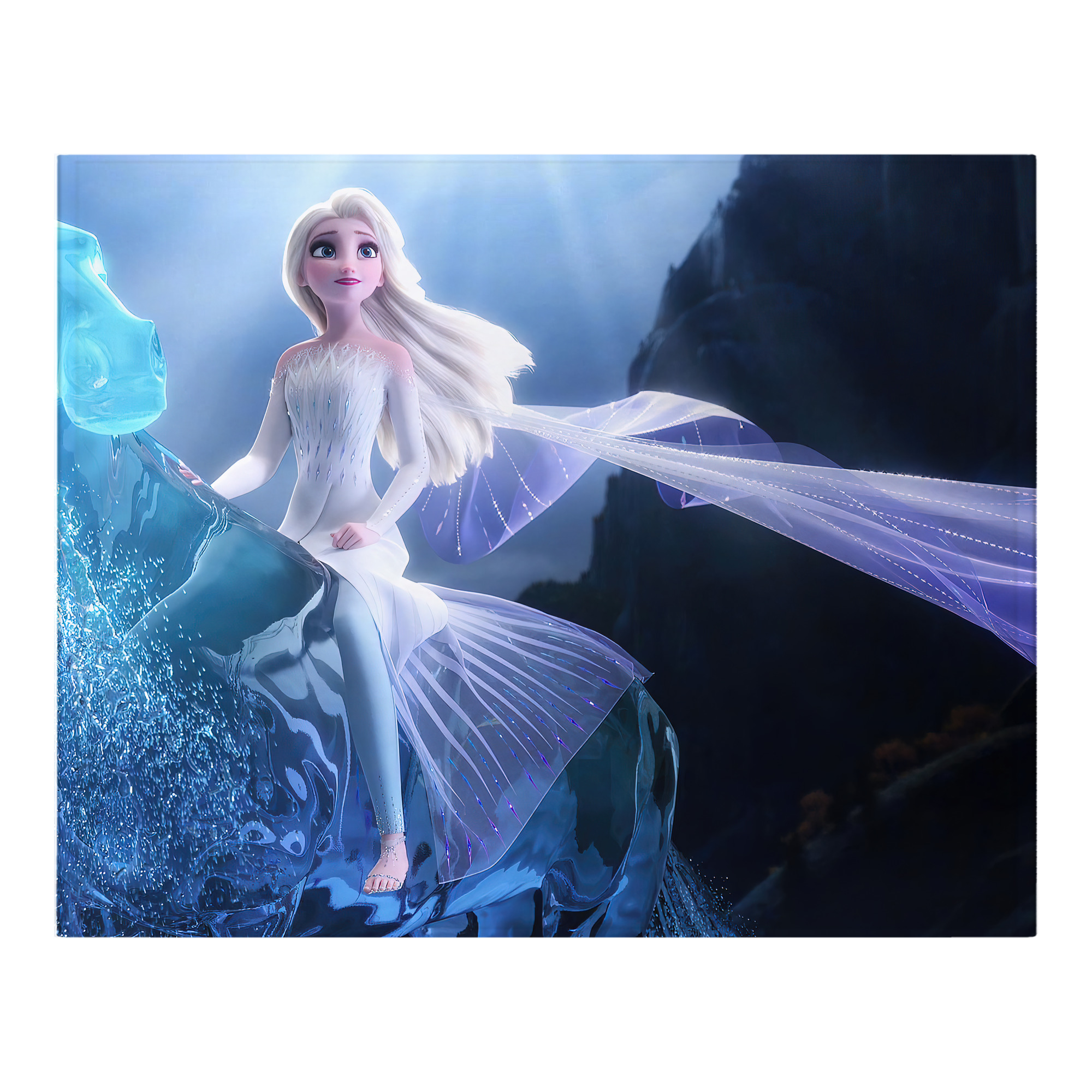 （画像用） アナと雪の女王 アンナ エルサ Frozen Anna Elsa フランネルブランケット・多サイズ対応（横型）