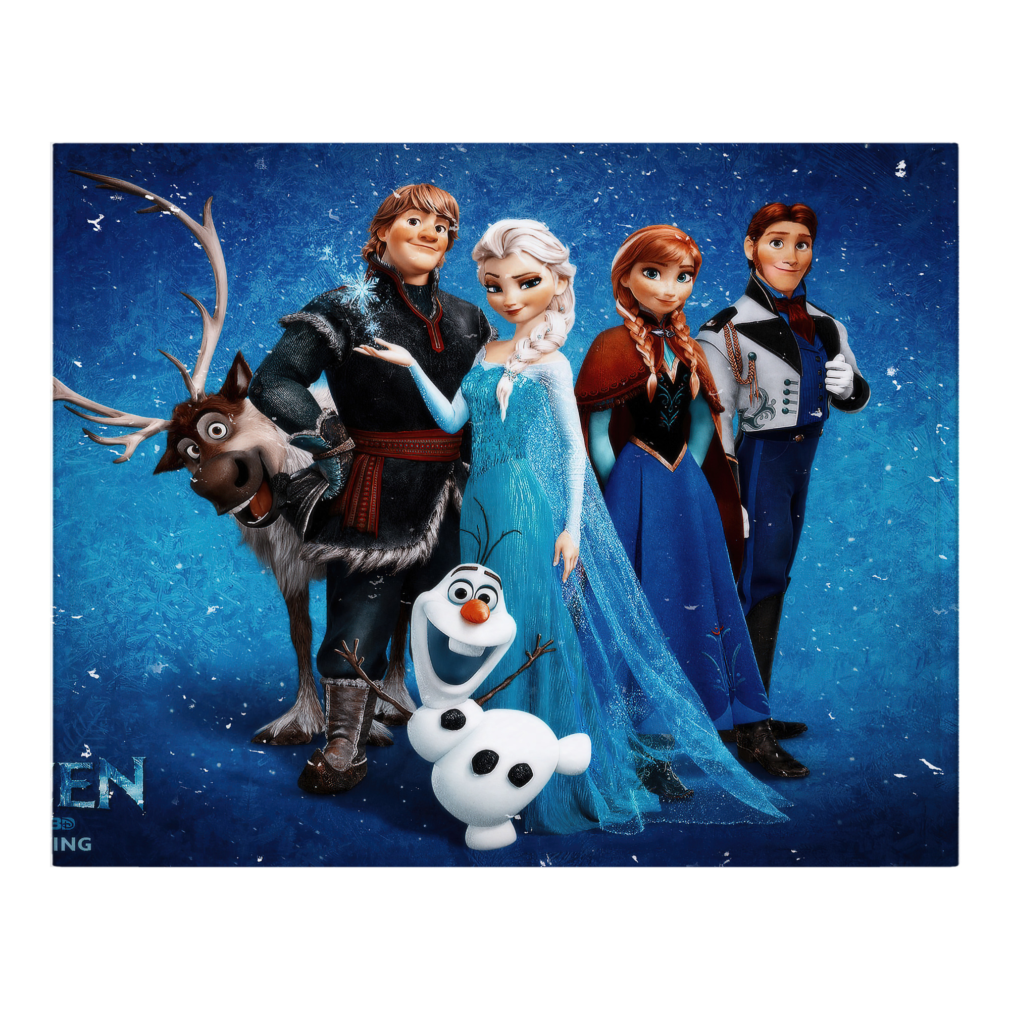 （画像用） アナと雪の女王 アンナ エルサ Frozen Anna Elsa フランネルブランケット・多サイズ対応（横型）