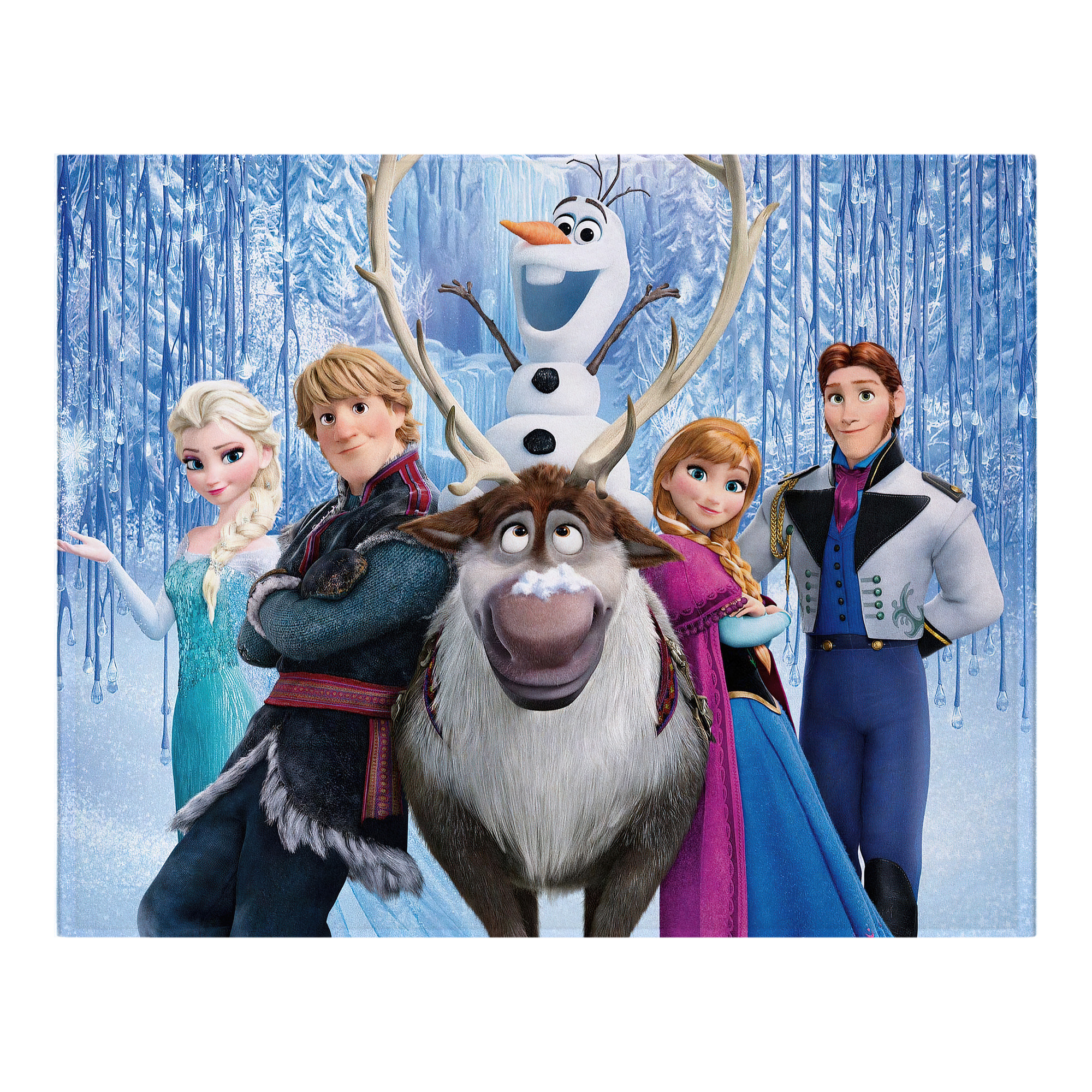 （画像用） アナと雪の女王 アンナ エルサ Frozen Anna Elsa フランネルブランケット・多サイズ対応（横型）