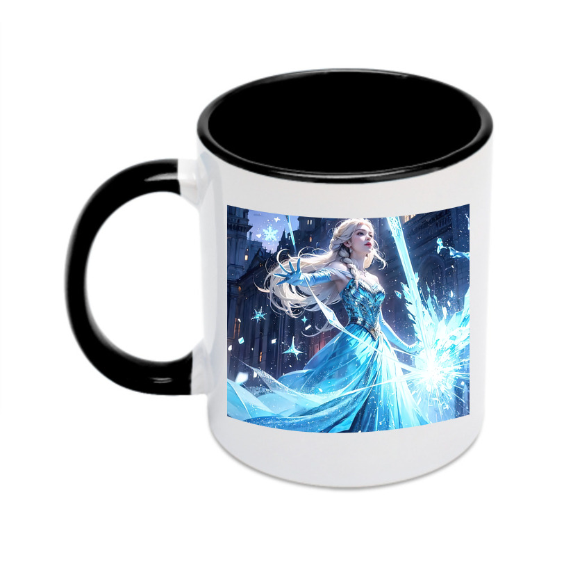 （画像用） アナと雪の女王 アンナ エルサ Frozen Anna Elsa カラーマグカップ