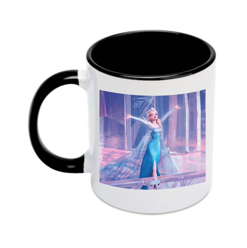 （画像用） アナと雪の女王 アンナ エルサ Frozen Anna Elsa カラーマグカップ