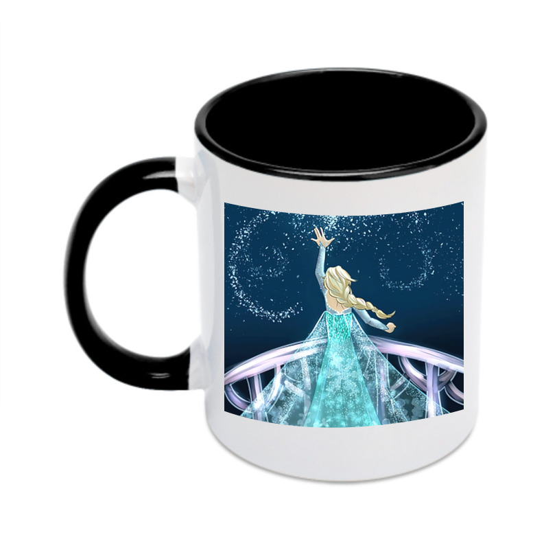 （画像用） アナと雪の女王 アンナ エルサ Frozen Anna Elsa カラーマグカップ