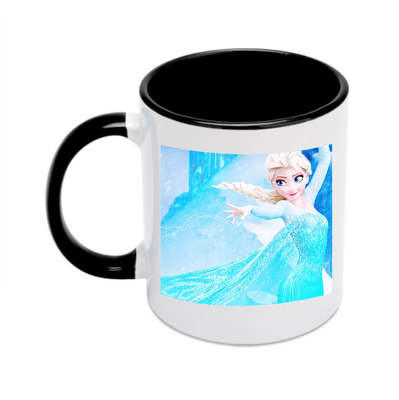 （画像用） アナと雪の女王 アンナ エルサ Frozen Anna Elsa カラーマグカップ