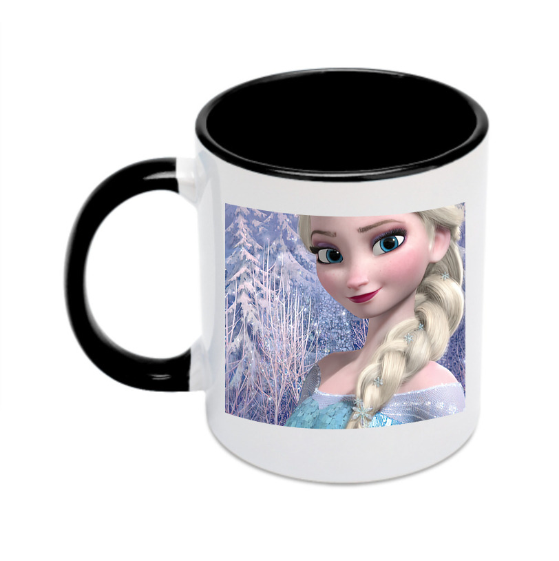 （画像用） アナと雪の女王 アンナ エルサ Frozen Anna Elsa カラーマグカップ