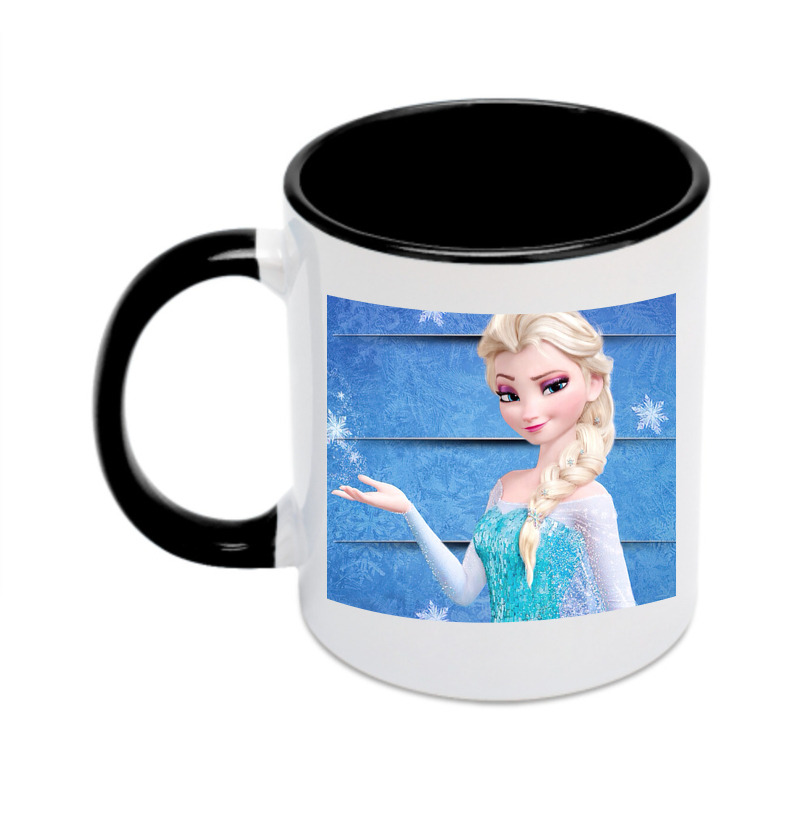 （画像用） アナと雪の女王 アンナ エルサ Frozen Anna Elsa カラーマグカップ