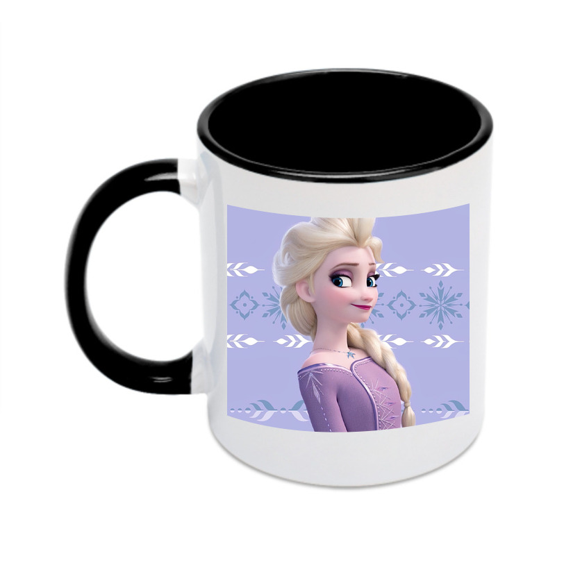 （画像用） アナと雪の女王 アンナ エルサ Frozen Anna Elsa カラーマグカップ
