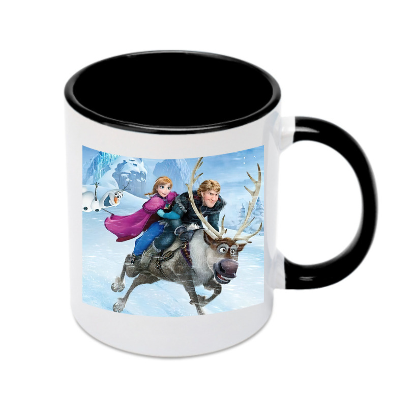 （画像用） アナと雪の女王 アンナ エルサ Frozen Anna Elsa カラーマグカップ