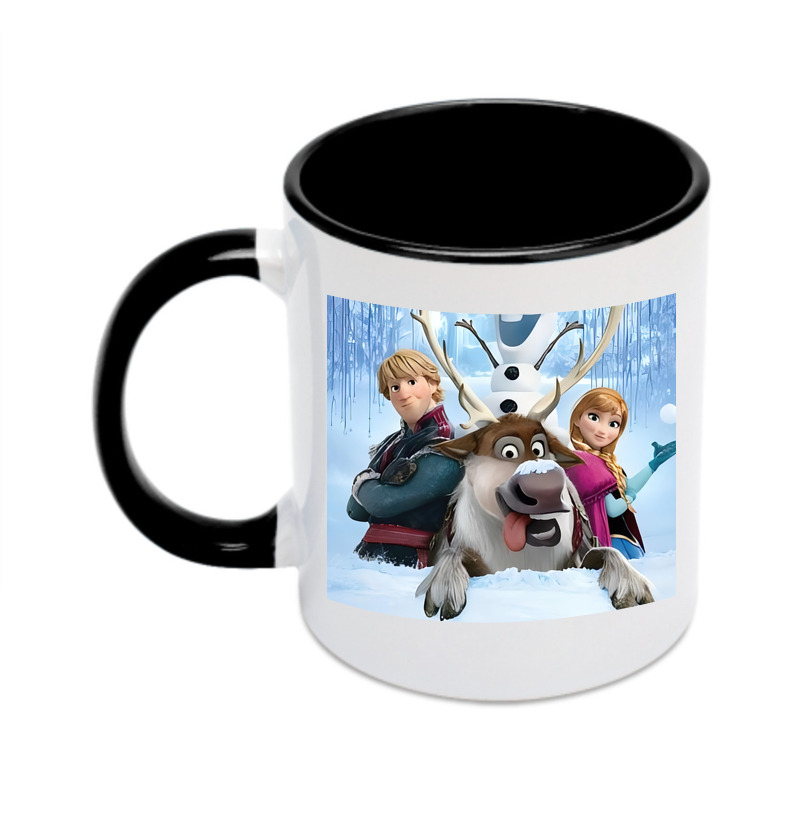 （画像用） アナと雪の女王 アンナ エルサ Frozen Anna Elsa カラーマグカップ