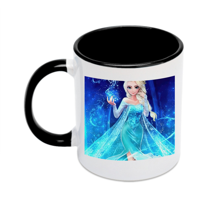 （画像用） アナと雪の女王 アンナ エルサ Frozen Anna Elsa カラーマグカップ