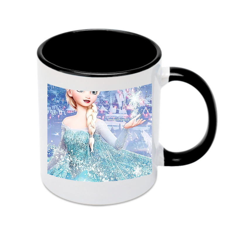 （画像用） アナと雪の女王 アンナ エルサ Frozen Anna Elsa カラーマグカップ