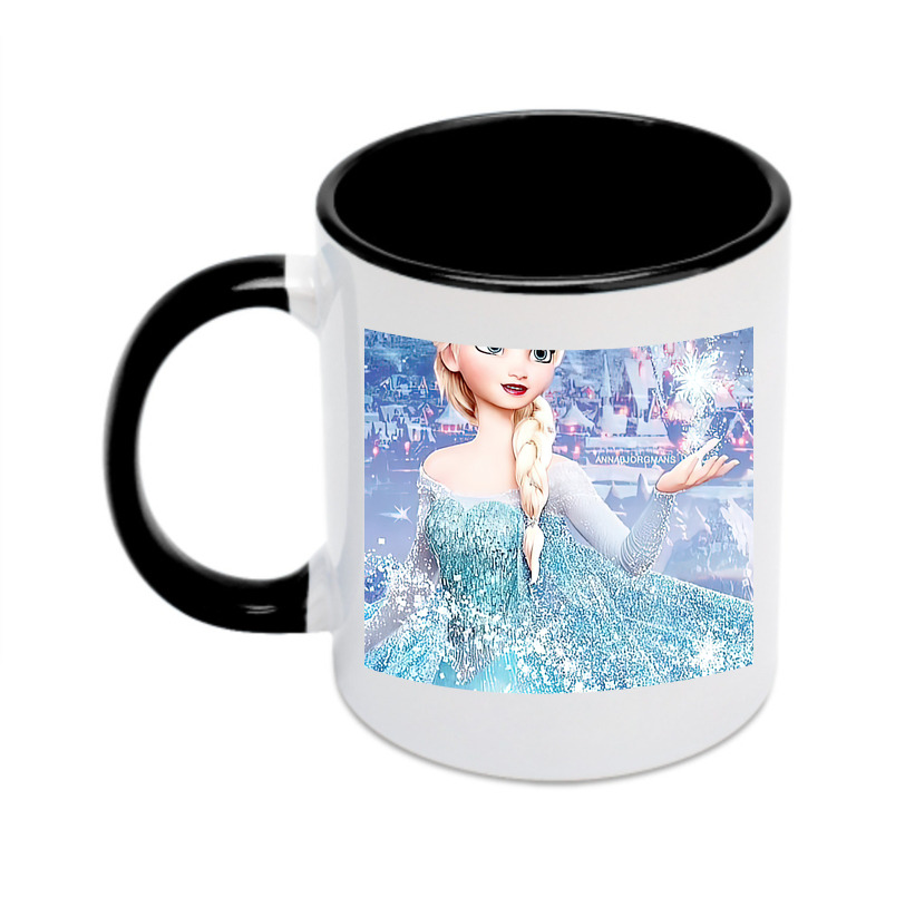 （画像用） アナと雪の女王 アンナ エルサ Frozen Anna Elsa カラーマグカップ