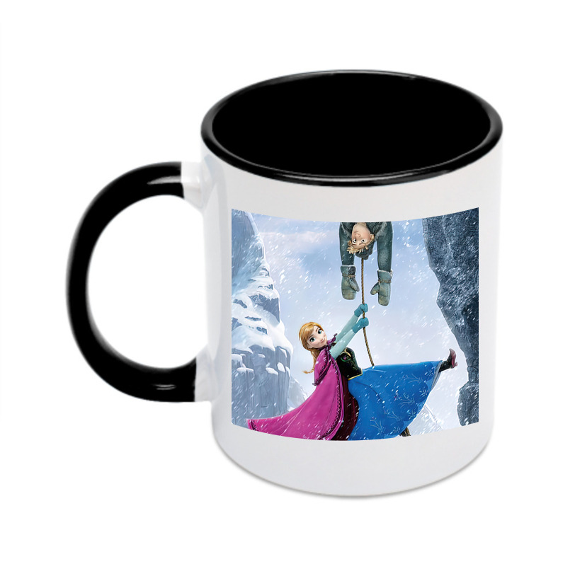 （画像用） アナと雪の女王 アンナ エルサ Frozen Anna Elsa カラーマグカップ