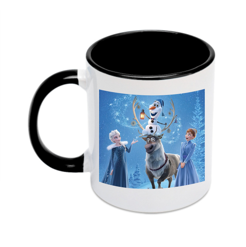 （画像用） アナと雪の女王 アンナ エルサ Frozen Anna Elsa カラーマグカップ
