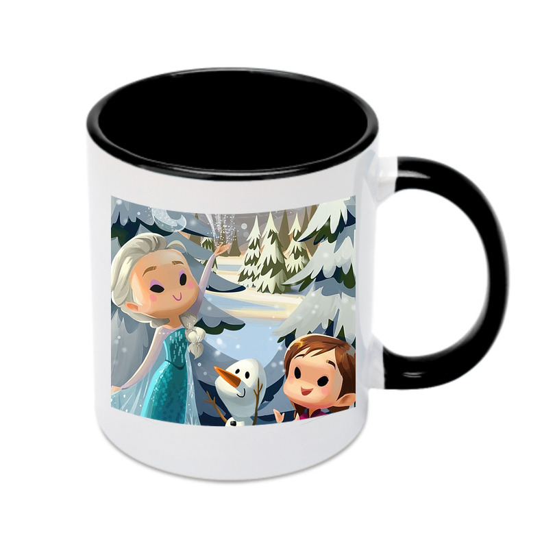 （画像用） アナと雪の女王 アンナ エルサ Frozen Anna Elsa カラーマグカップ