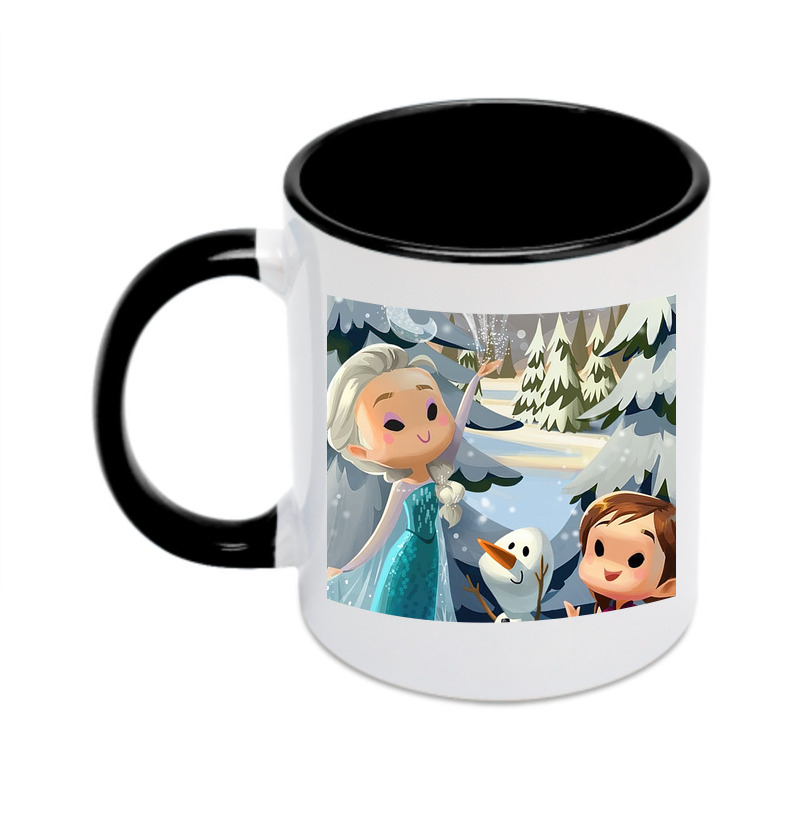 （画像用） アナと雪の女王 アンナ エルサ Frozen Anna Elsa カラーマグカップ