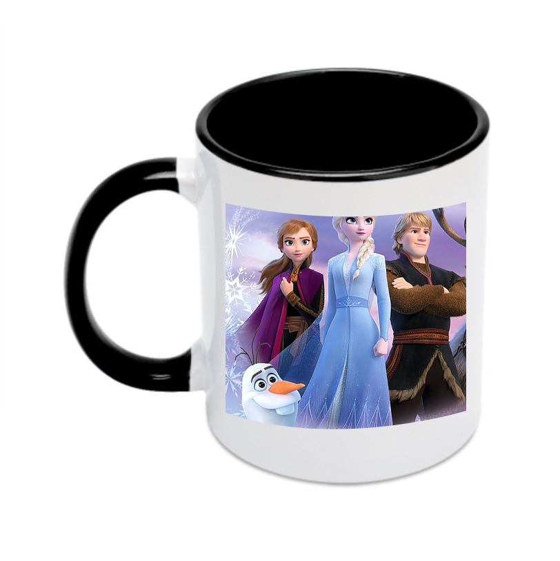 （画像用） アナと雪の女王 アンナ エルサ Frozen Anna Elsa カラーマグカップ