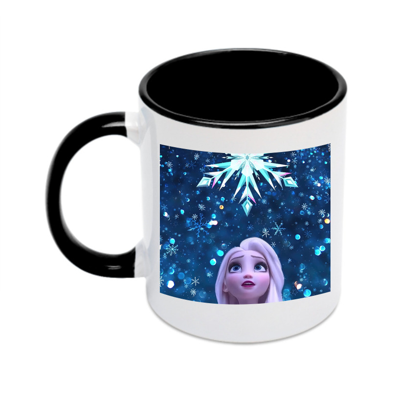 （画像用） アナと雪の女王 アンナ エルサ Frozen Anna Elsa カラーマグカップ
