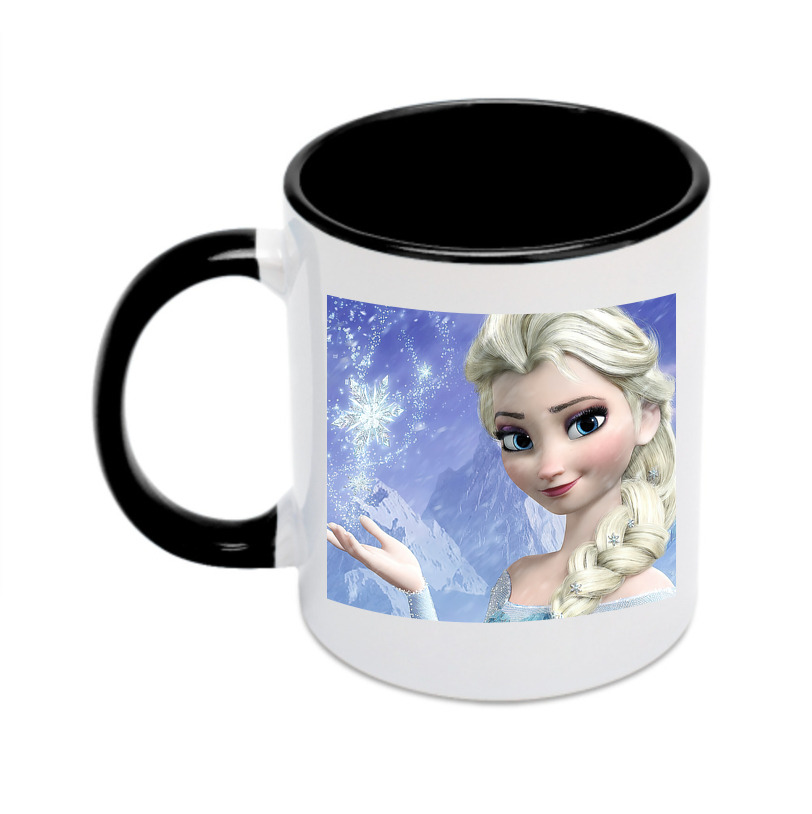 （画像用） アナと雪の女王 アンナ エルサ Frozen Anna Elsa カラーマグカップ