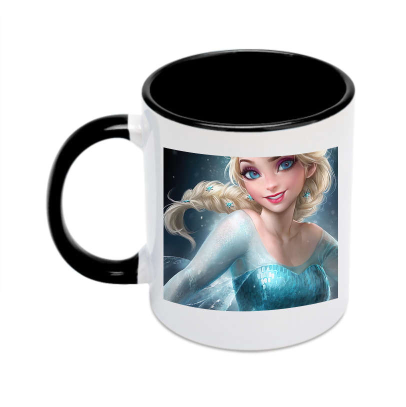 （画像用） アナと雪の女王 アンナ エルサ Frozen Anna Elsa カラーマグカップ