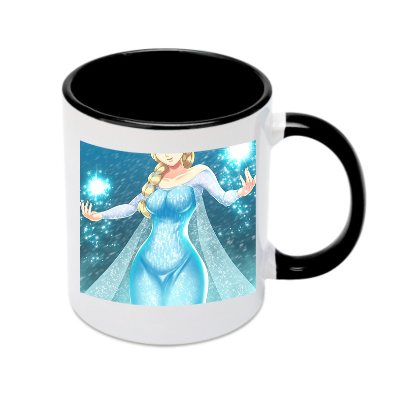 （画像用） アナと雪の女王 アンナ エルサ Frozen Anna Elsa カラーマグカップ