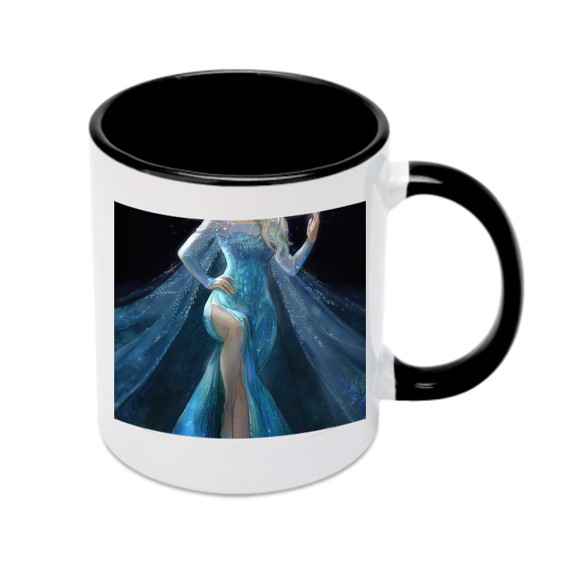 （画像用） アナと雪の女王 アンナ エルサ Frozen Anna Elsa カラーマグカップ
