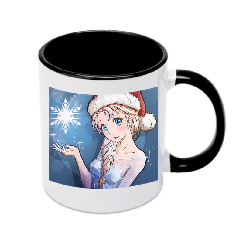 （画像用） アナと雪の女王 アンナ エルサ Frozen Anna Elsa カラーマグカップ