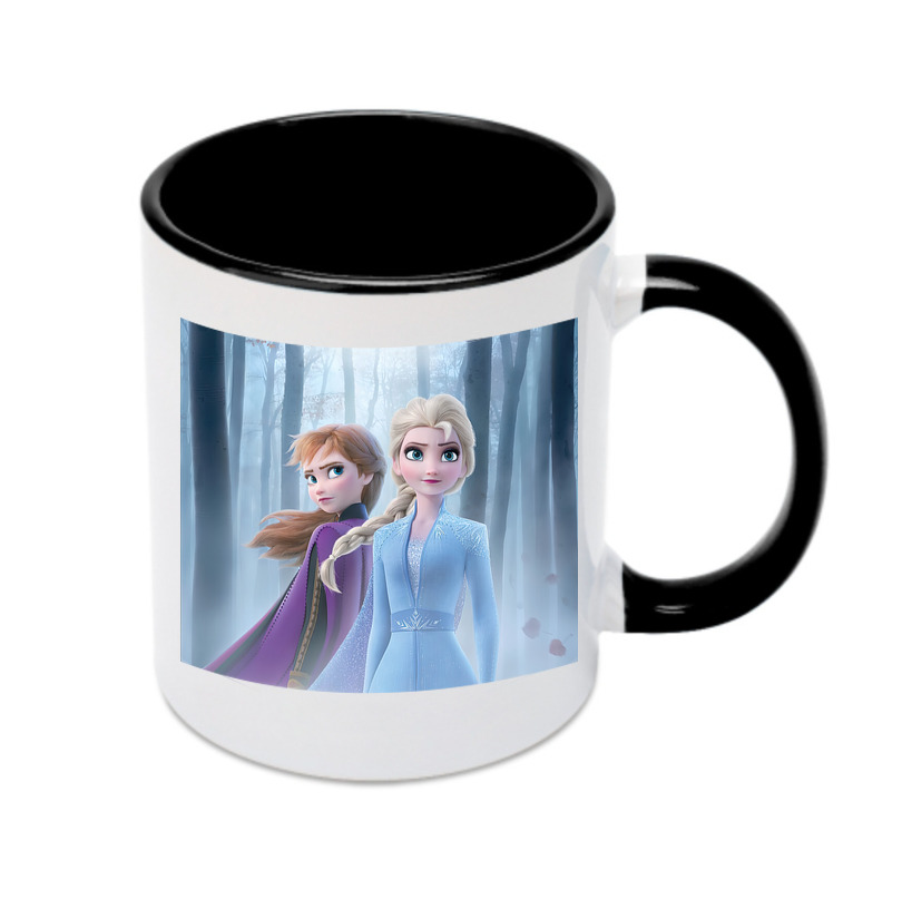 （画像用） アナと雪の女王 アンナ エルサ Frozen Anna Elsa カラーマグカップ
