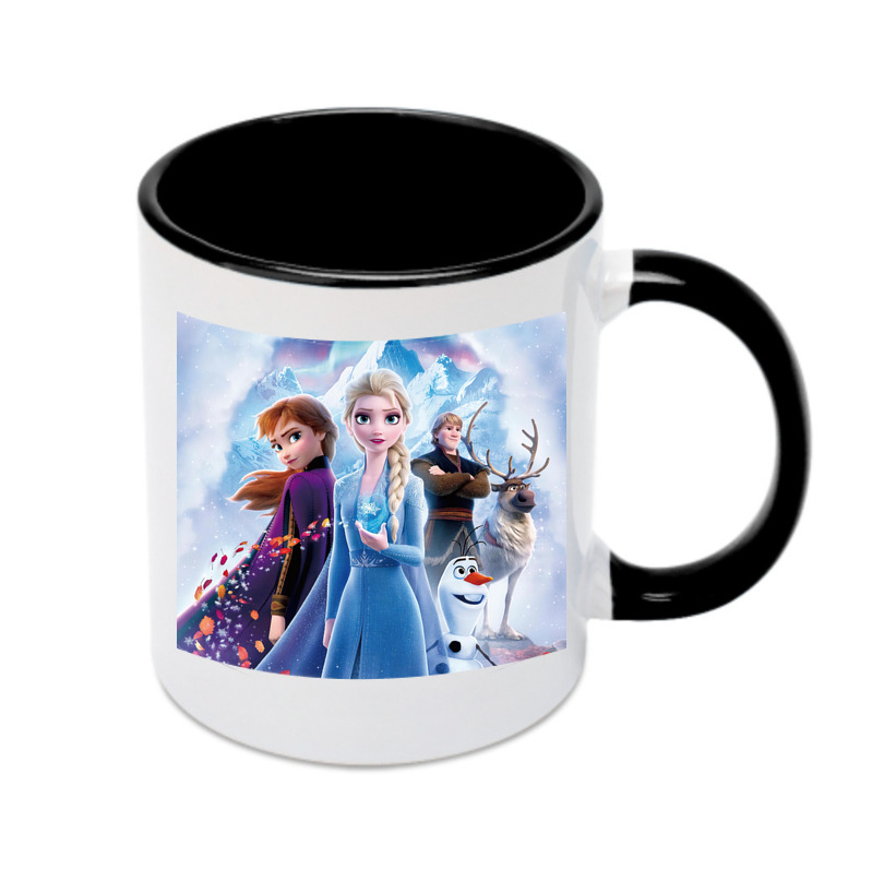 （画像用） アナと雪の女王 アンナ エルサ Frozen Anna Elsa カラーマグカップ