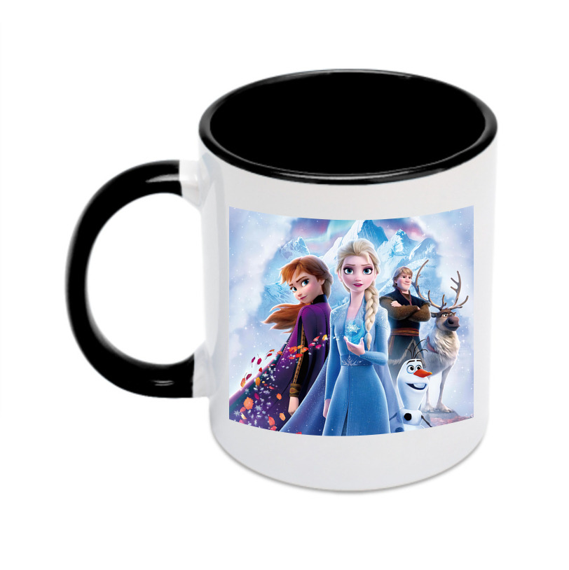 （画像用） アナと雪の女王 アンナ エルサ Frozen Anna Elsa カラーマグカップ