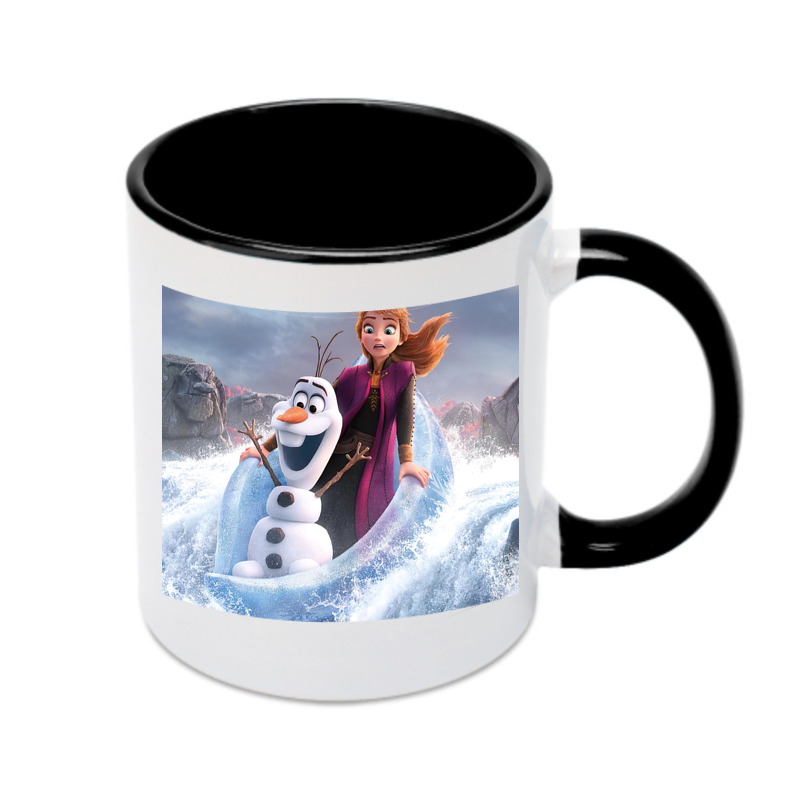 （画像用） アナと雪の女王 アンナ エルサ Frozen Anna Elsa カラーマグカップ