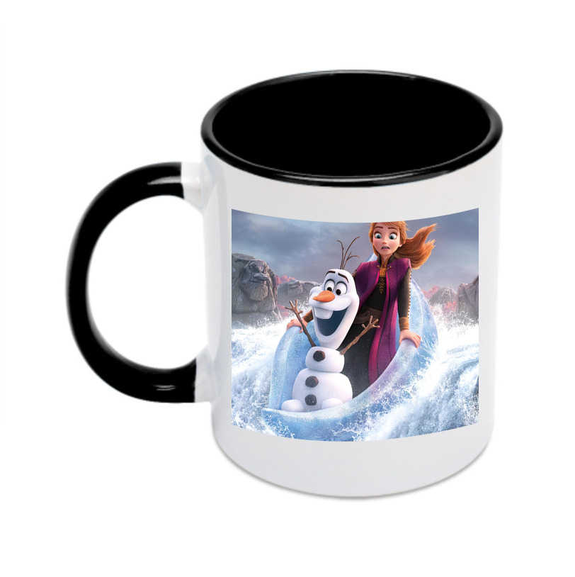 （画像用） アナと雪の女王 アンナ エルサ Frozen Anna Elsa カラーマグカップ