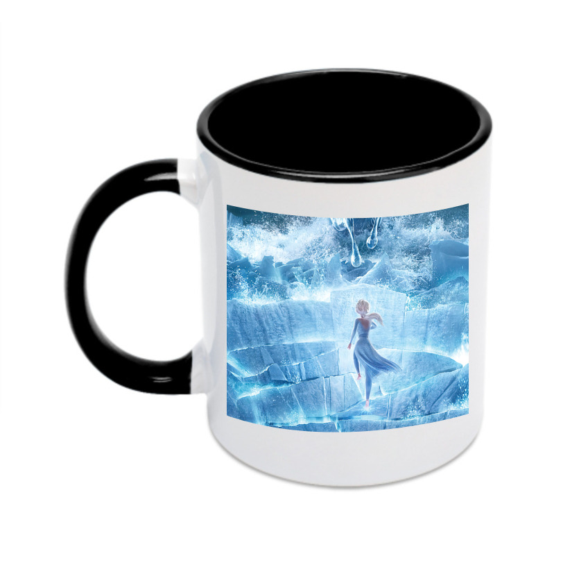 （画像用） アナと雪の女王 アンナ エルサ Frozen Anna Elsa カラーマグカップ