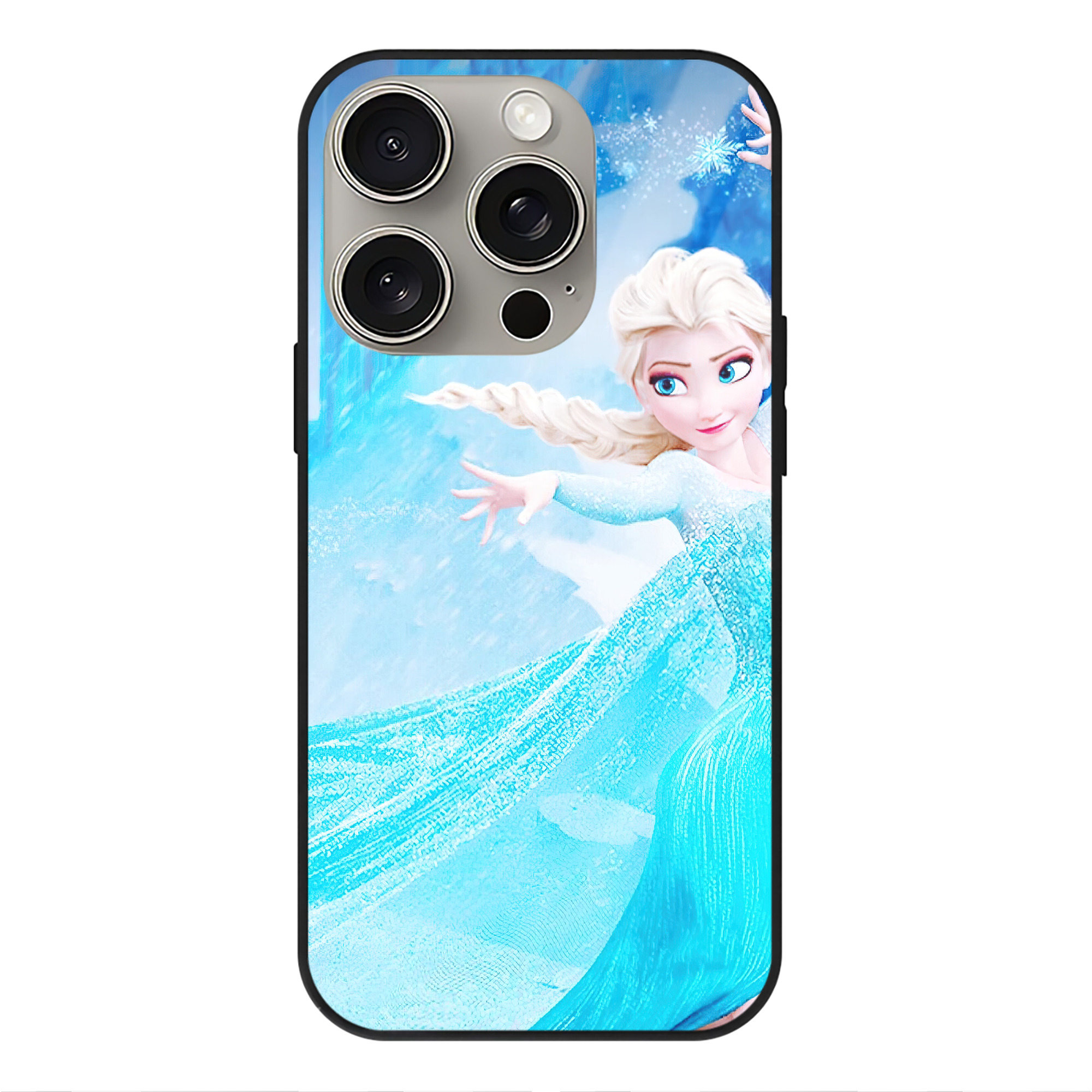 （画像用） アナと雪の女王 アンナ エルサ Frozen Anna Elsa 【iPhone15Pro対応】スマホケース 耐衝撃＆黄変防止 背面ガラス