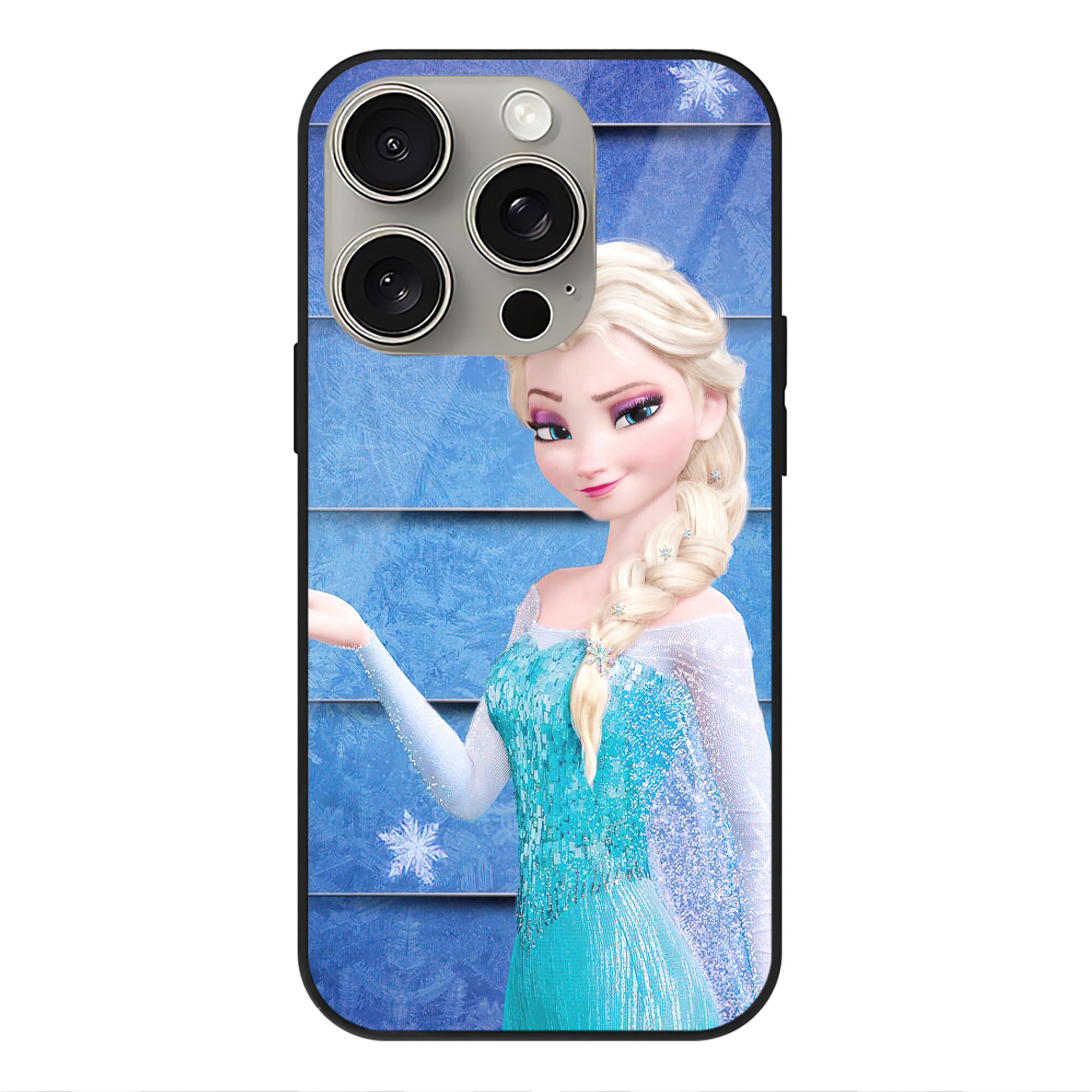 （画像用） アナと雪の女王 アンナ エルサ Frozen Anna Elsa 【iPhone15Pro対応】スマホケース 耐衝撃＆黄変防止 背面ガラス