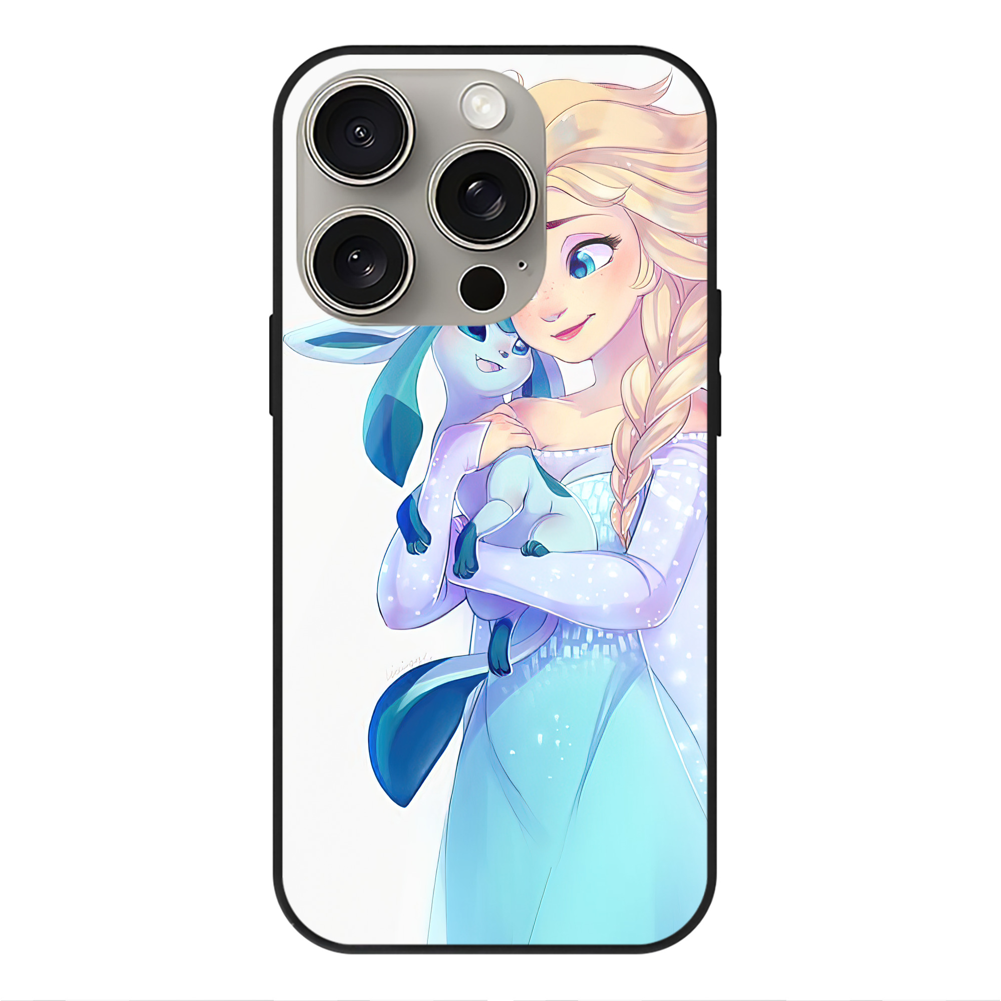 （画像用） アナと雪の女王 アンナ エルサ Frozen Anna Elsa 【iPhone15Pro対応】スマホケース 耐衝撃＆黄変防止 背面ガラス